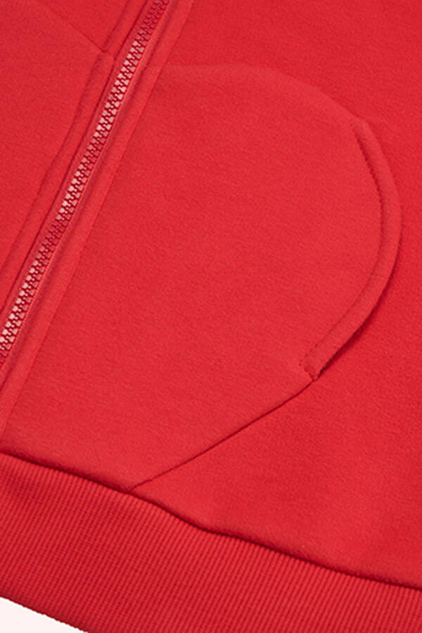 Girl's Red Sweatshirt - 3