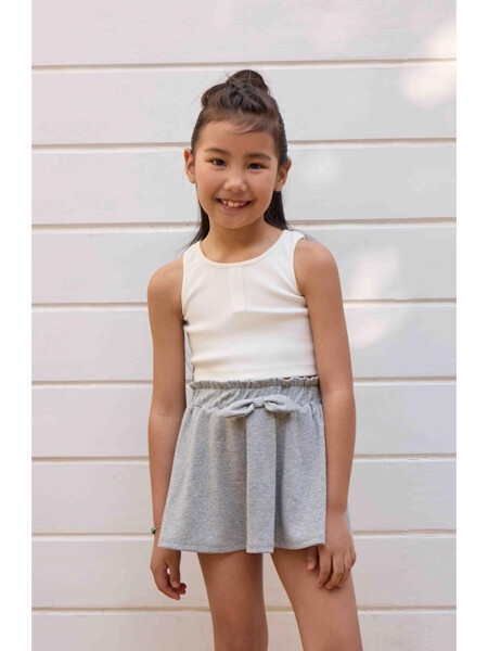 Girls' Regular Fit Corset Sequin Skirt - 2