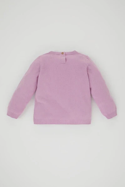 Girl's Regular Fit Crew Neck Sweater - 5