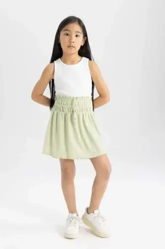 Girl's Ruffled Skirt C2996a824sm - DEFACTO (1)