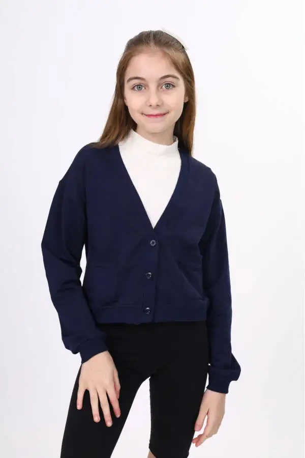 Girls' School Cardigan - 1