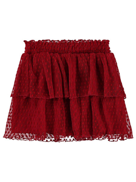 Girls Skirt 10-13 Years Old Red - 4