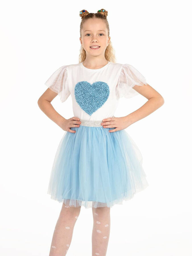 Girls Skirt 4-9 Years Blue - 2