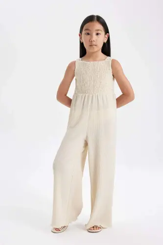 Girls Sleeveless Jumpsuit Romper C2991a824sm - DEFACTO (1)