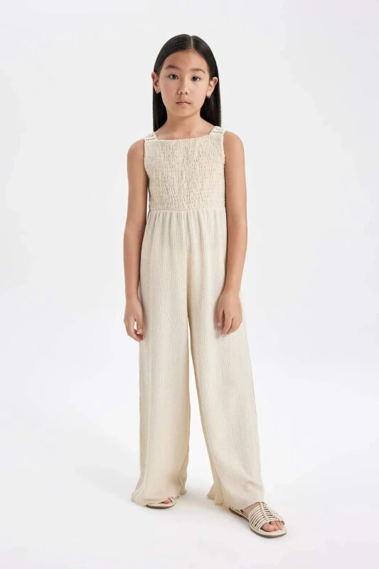 Girls Sleeveless Jumpsuit Romper C2991a824sm - DEFACTO