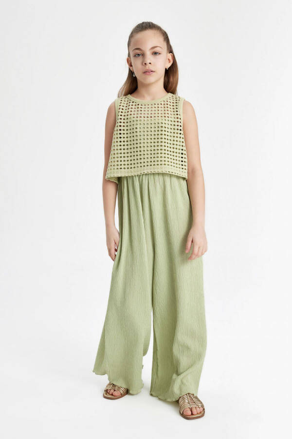 Girls Sleeveless Long Jumpsuit C2992A824SM - 3