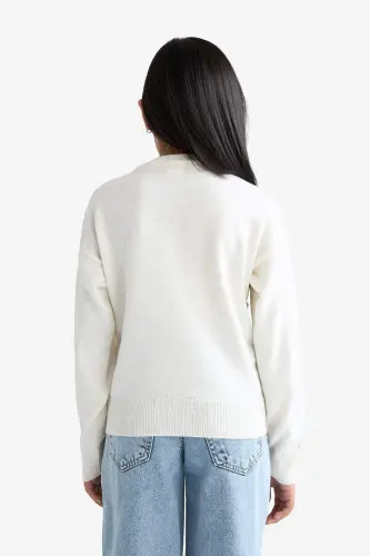 Girls' Standard Fit Crew Neck Sweater C6902A824AU - 6