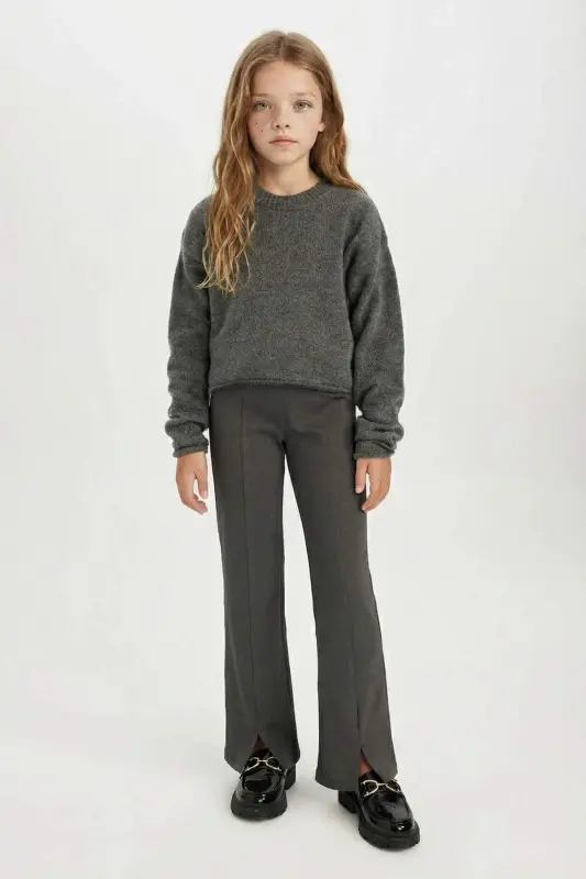 Girls' Standard Fit Crew Neck Sweater C6908A824AU - 2