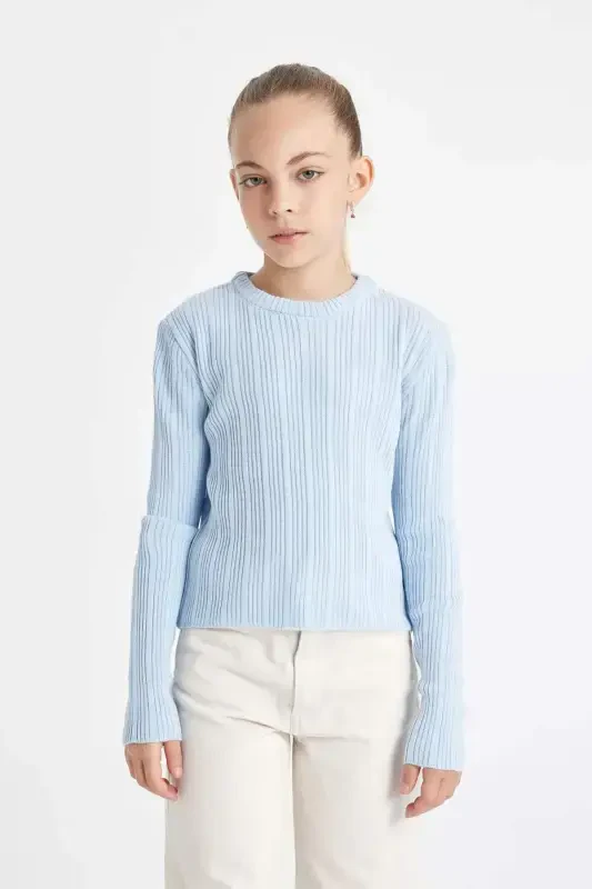 Girls Standard Fit Crew Neck Sweater C6911A824AU - 3