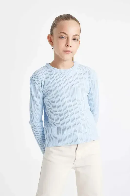 Girls Standard Fit Crew Neck Sweater C6911A824AU - 4