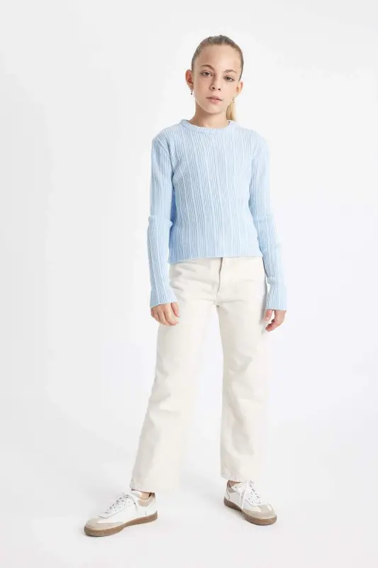 Girls Standard Fit Crew Neck Sweater C6911A824AU - 2
