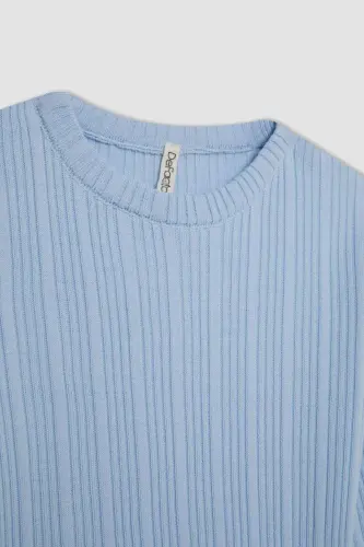 Girls Standard Fit Crew Neck Sweater C6911A824AU - 8