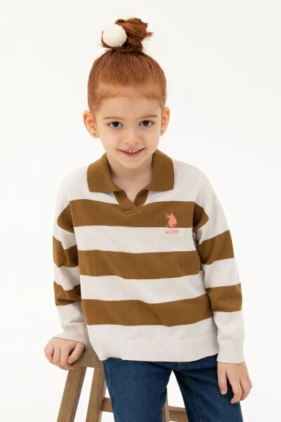 Girls Stone Cardigan 50276994-VR049 - U.S. POLO ASSN. (1)