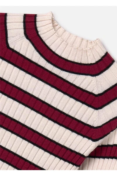 Girls Striped Fisherman's Sweater 7001 - 3