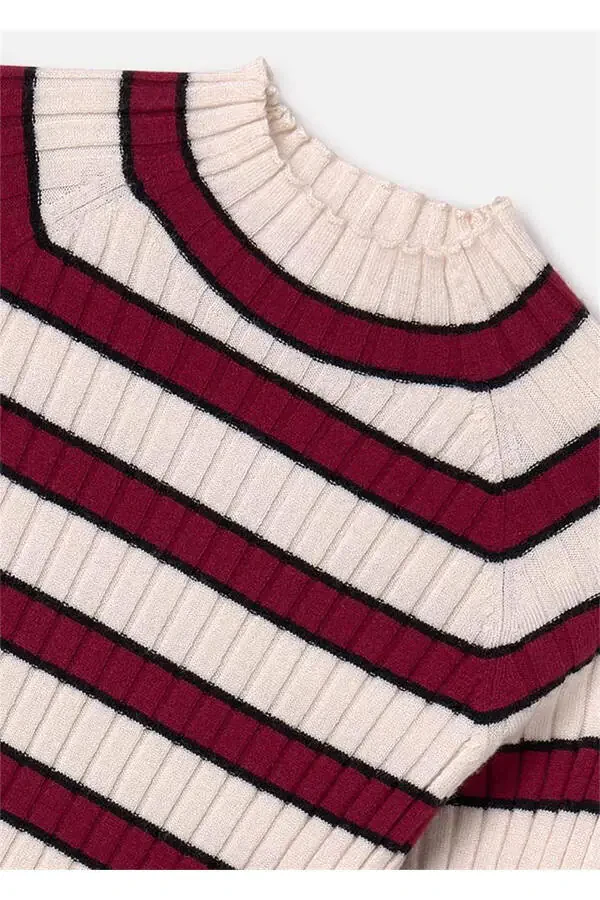 Girls Striped Fisherman's Sweater 7001 - 3