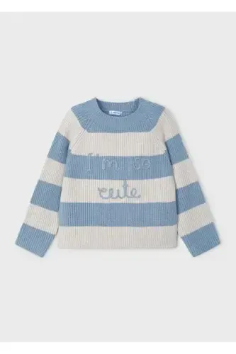 Girls Striped Sweater Celeste 4357 - MAYORAL (1)
