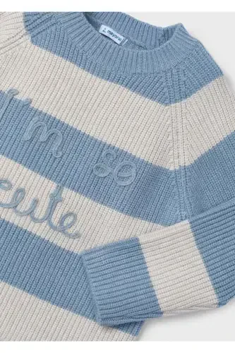 Girls Striped Sweater Celeste 4357 - 3