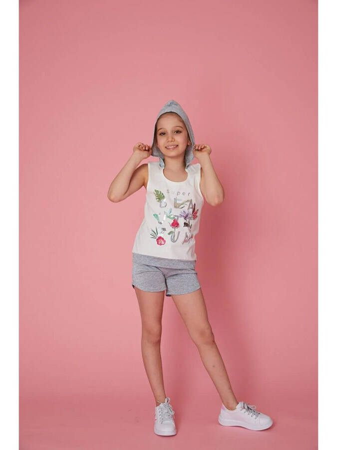 Girls' Super Beautiful Hooded Blouse - 2