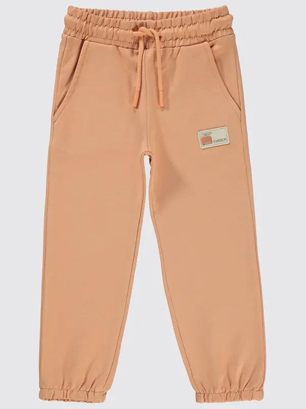 Girls' Sweatpants 2-5 Years Italian Clay-Brown - 1