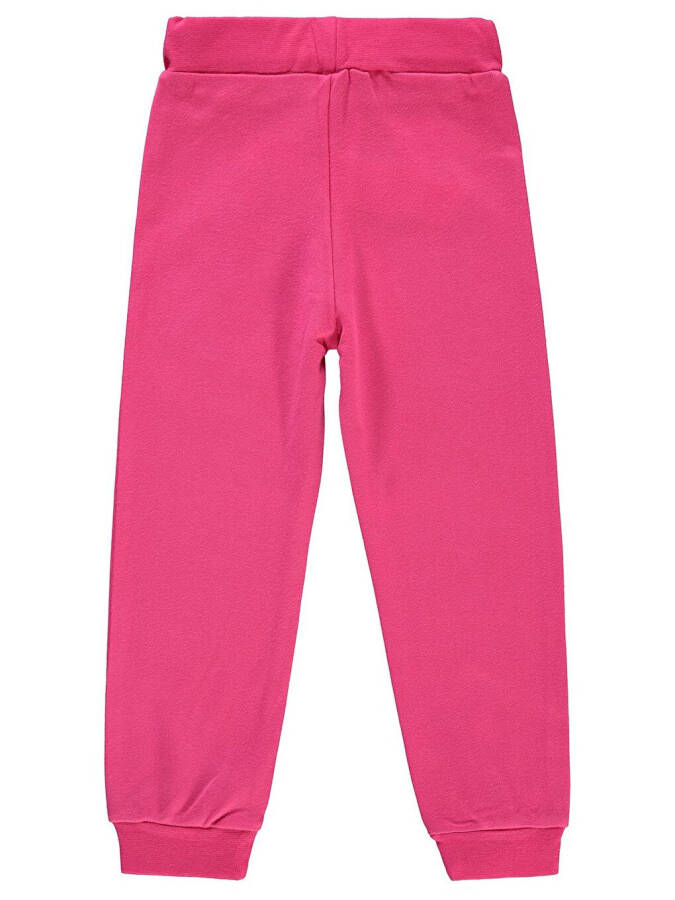 Girls Sweatpants for Kids 2-5 Years Old Fuchsia - 4