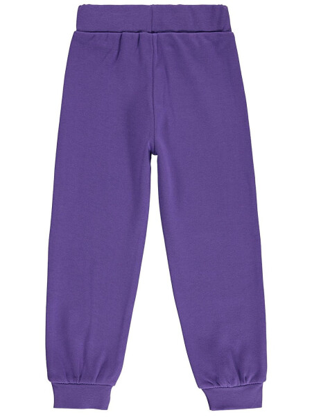 Girls Sweatpants for Kids 2-5 Years Old Purple Light - 4