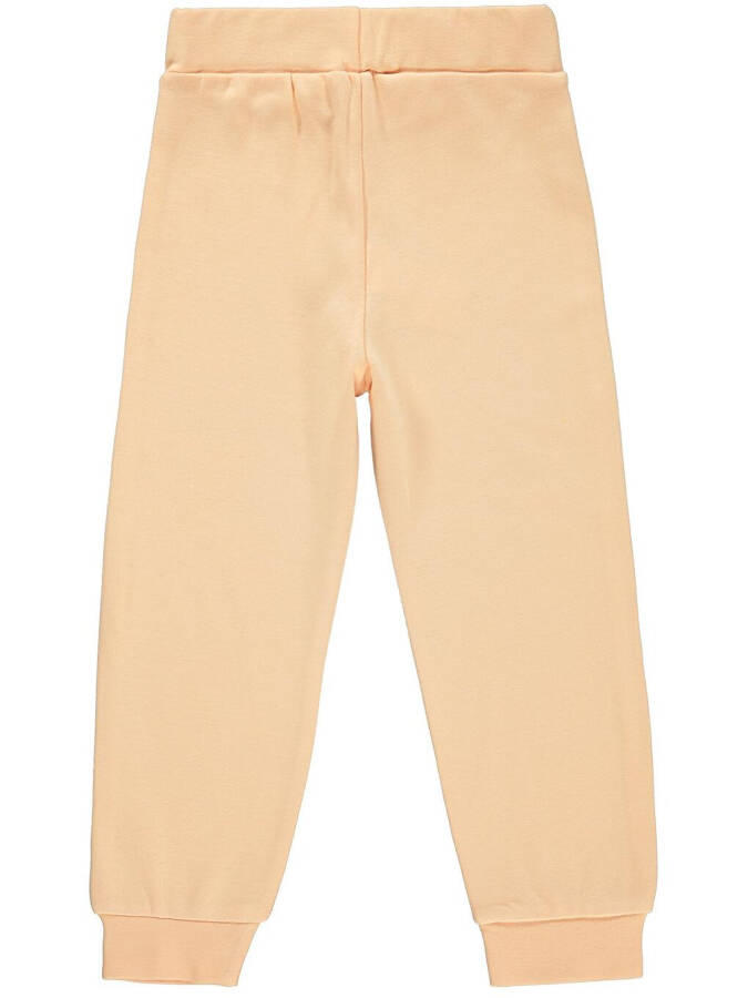 Girls Sweatpants for Kids 2-5 Years Old Soft Peach - 4