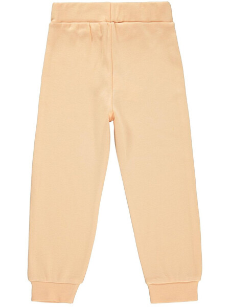 Girls Sweatpants for Kids 2-5 Years Old Soft Peach - 2