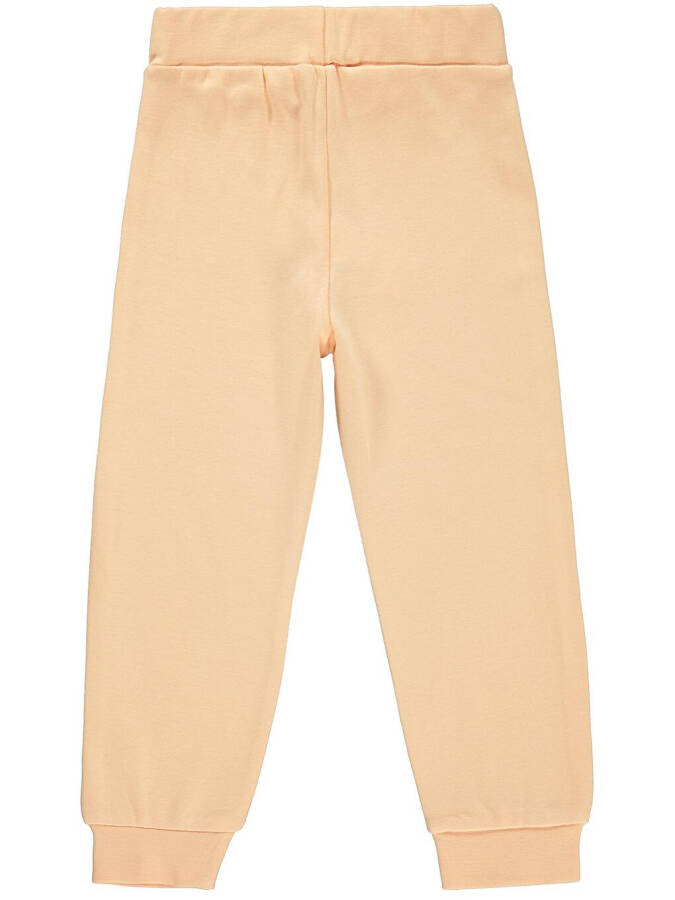 Girls Sweatpants for Kids 2-5 Years Old Soft Peach - 2