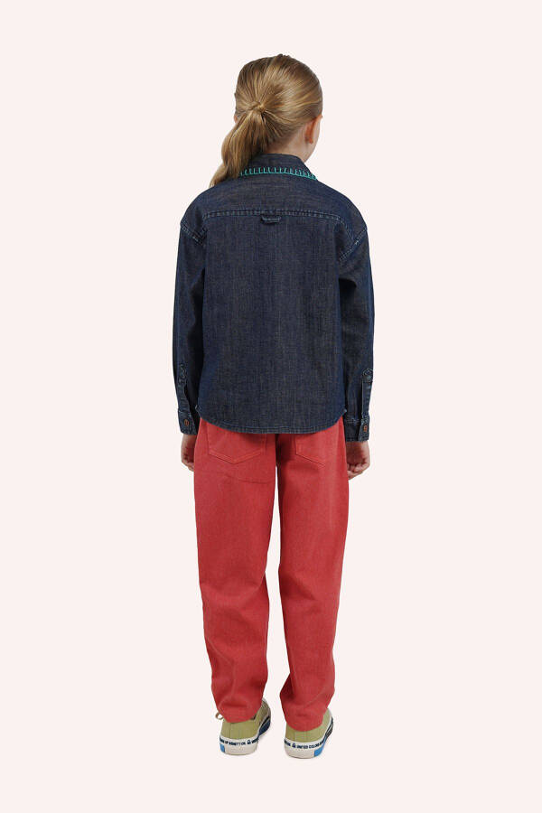 Girl's Terracotta Pants - 2