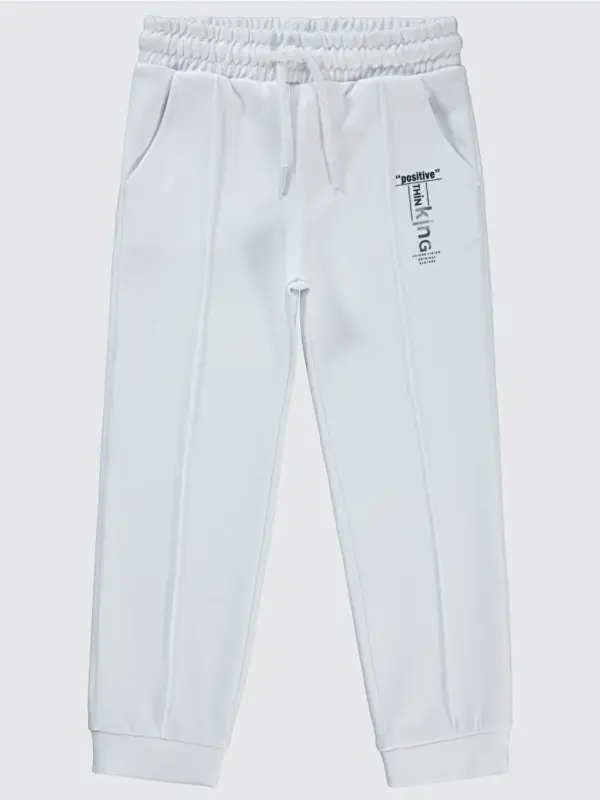 Girls Tracksuit Bottoms 10-13 Years White-White - 2