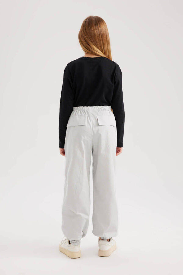 Girls' Trousers Light Grey B1115a8/gr184 - 4