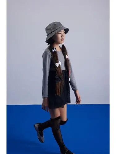 Girls' Tulle Detail Knit Dress - LC WAIKIKI (1)