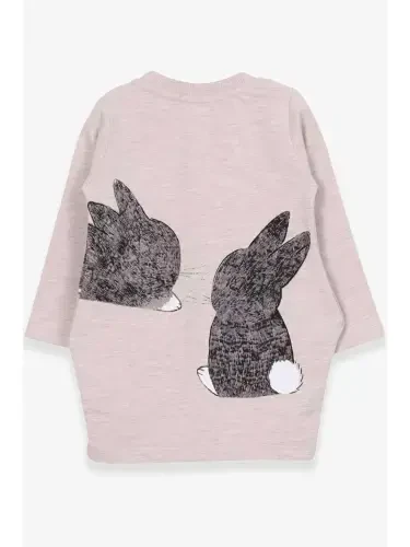 Girl's Tunic with Bunny Pattern Beige Melange (1.5-5 Years)-Beige - LC WAIKIKI (1)