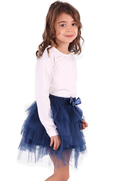 Girls Tutu Skirt Navy (11-12 Years) - 7