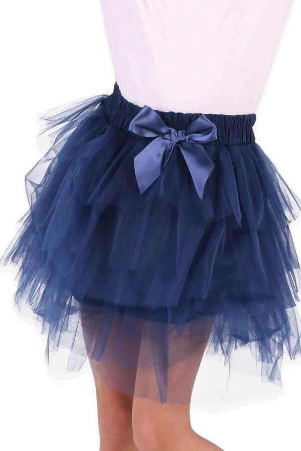 Girls Tutu Skirt Navy (11-12 Years) - 9