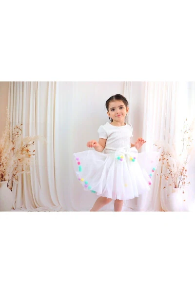 Girls Tutu Skirt, Pompom or Plain - GÜL BABY