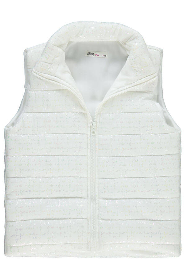 Girls' Vest (6-9 Years) Ecru - 5