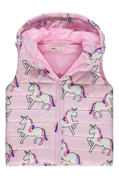 Girls' Vest (6-9 Years) Rose Pink - 3