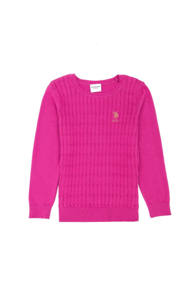 Girls Violet Basic Sweater 50269034-VR037 - 4