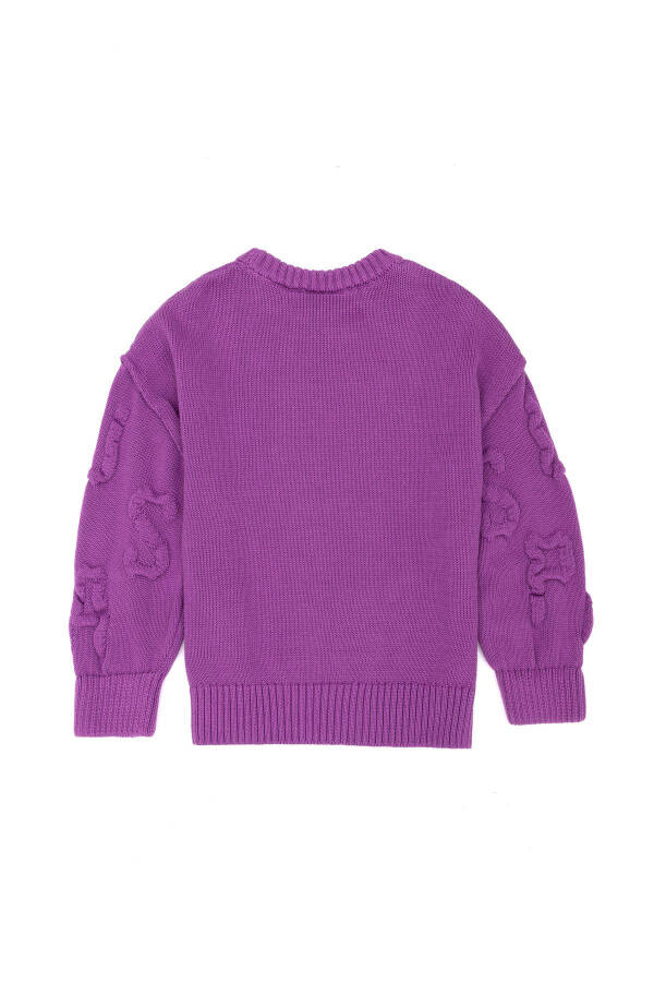 Girls' Violet Sweater 50271870-VR037 - 8