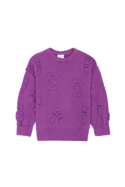 Girls' Violet Sweater 50271870-VR037 - 4