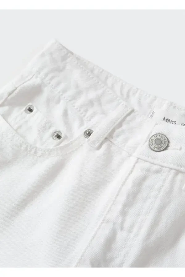 Girls White Pants - 7