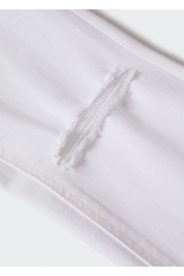 Girl's White Pants - 8