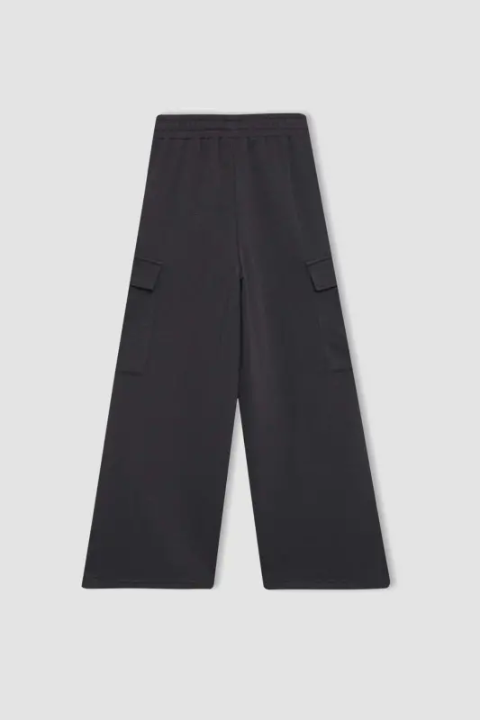 Girls Wide Leg Cargo Jogger Pants B6402a824sp - 3