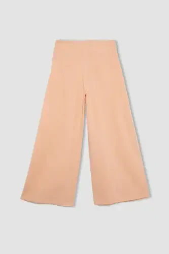 Girls Wide Leg Cotton Trousers C0448a824sp - 8