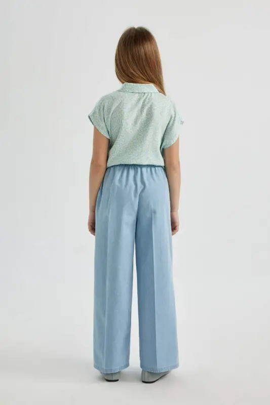 Girls Wide Leg Jeans B4951A824SM - 5