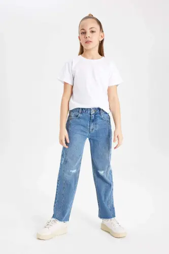 Girls Wide Leg Jeans C2238a824sm - DEFACTO (1)