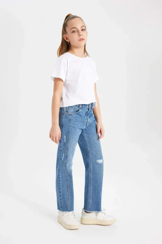 Girls Wide Leg Jeans C2238a824sm - 3