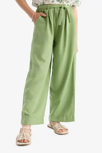 Girls' Wide Leg Pants C0273A824SM - 4