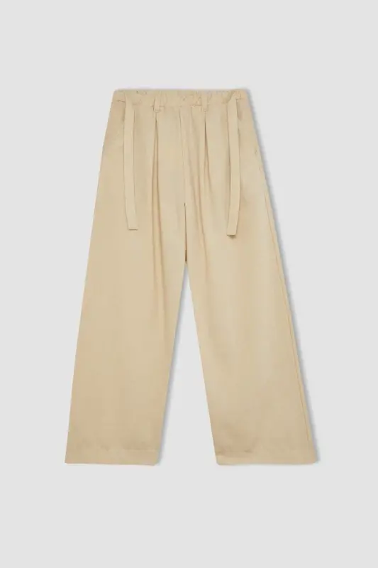 Girls' Wide Leg Trousers C0273A824SM - 7
